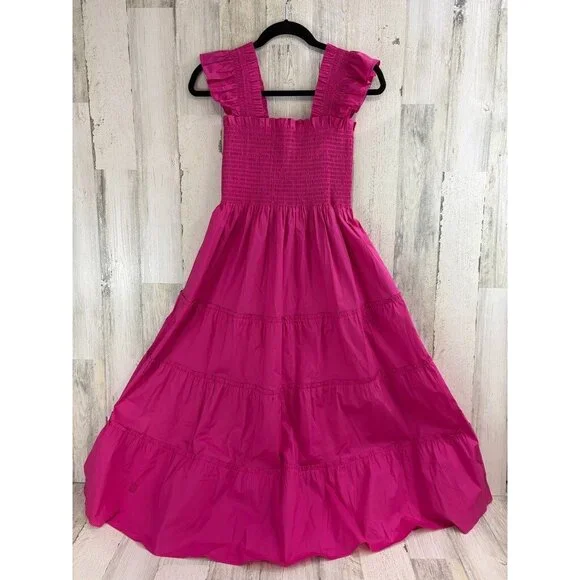 strapless open back dress Hill House White and Pink Size M Dress – Swap Boutique main image 0